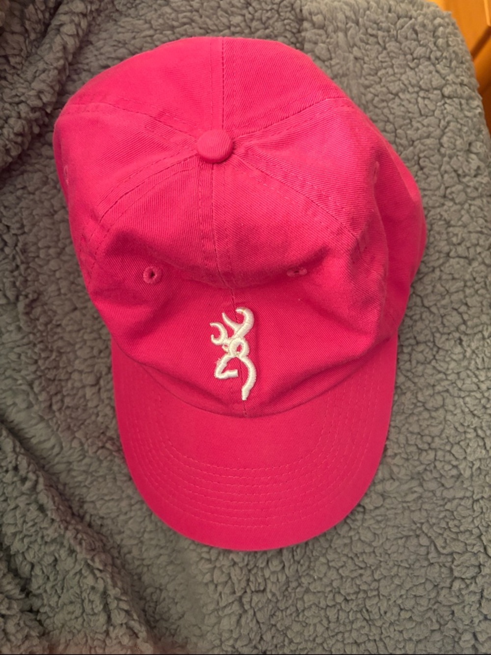 Browning Hot Pink Cap with White Logo